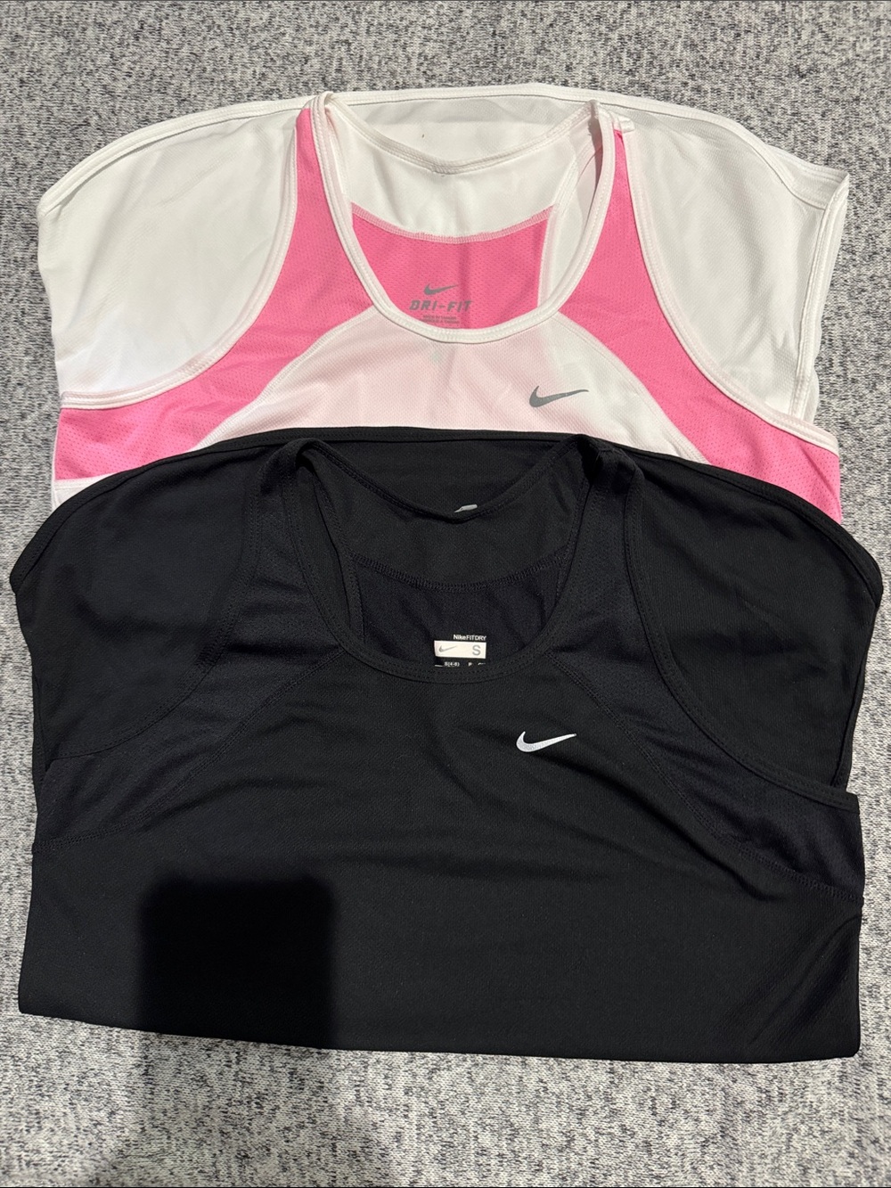 2 Nike dri-fit racerback tanks